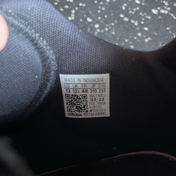 Adidas Own The Game 2.0 Basketball Shoes Black Grey Gold - Picture 6 of 6